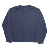 TOMMY HILFIGER Mens Jumper Blue Tight Knit XL