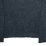 CALVIN KLEIN Mens Jumper Grey 1/4 Zip Tight Knit L