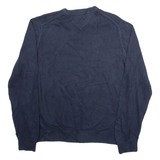 TOMMY HILFIGER Mens Jumper Blue Tight Knit L