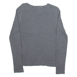 POLO SPORT RALPH LAUREN Womens Jumper Grey Tight Knit L