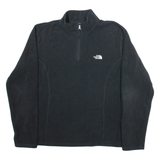 THE NORTH FACE Womens Fleece Black 1/4 Zip Tight Knit XL