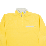 OLD NAVY Womens Fleece Yellow 1/4 Zip Tight Knit M