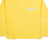 OLD NAVY Womens Fleece Yellow 1/4 Zip Tight Knit M