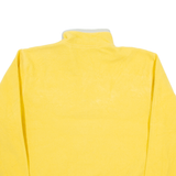 OLD NAVY Womens Fleece Yellow 1/4 Zip Tight Knit M