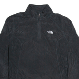 THE NORTH FACE Womens Fleece Black 1/4 Zip Tight Knit L