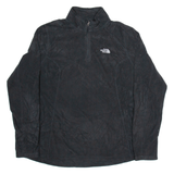 THE NORTH FACE Womens Fleece Black 1/4 Zip Tight Knit L
