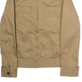 ZARA Mens Lined Jacket Beige Twill S