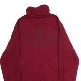 ADIDAS ORIGINALS Womens Track Jacket Maroon UK 10