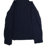 COLUMBIA Womens Rain Jacket Blue Nylon Hooded XL