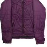 COLUMBIA Womens Puffer Jacket Maroon XS
