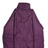 COLUMBIA Womens Puffer Jacket Maroon XS