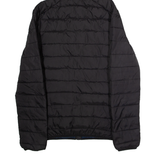 ELLESSE Mens Puffer Jacket Black Hooded S