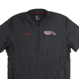 NIKE Southern Oregon Football Mens Pullover Jacket Black USA M
