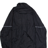 NIKE Carmel Runners Club Mens Windbreaker Jacket Black Nylon L
