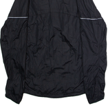 NIKE Carmel Runners Club Mens Windbreaker Jacket Black Nylon L