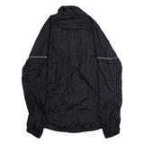 NIKE Carmel Runners Club Mens Windbreaker Jacket Black Nylon L