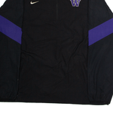 NIKE University Of Washington Huskies Mens Pullover Jacket Black XL