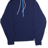 NEW BALANCE Mens Pullover Jacket Blue Hooded L