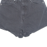 LEVI'S High Waist Womens Denim Shorts Black S W26