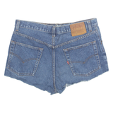 LEVI'S Cut Off 501 Womens Denim Shorts Blue M W34