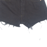 LEVI'S Womens Denim Shorts Black M W30