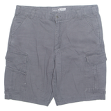 CARHARTT Mens Cargo Shorts Grey Relaxed XL W40