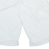 BENCH Turn Up Mens Chino Shorts Blue Relaxed Striped L W35