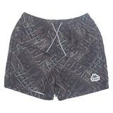KAPPA Mesh Lined All Over Print Mens Swimming Shorts Grey M W28