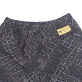 KAPPA Mesh Lined All Over Print Mens Swimming Shorts Grey M W28
