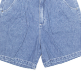 BILL BLASS Chino Womens Denim Shorts Blue 90s UK 10 W30