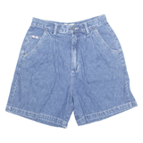 BILL BLASS Chino Womens Denim Shorts Blue 90s UK 10 W30