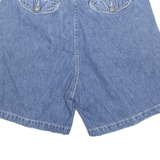BILL BLASS Chino Womens Denim Shorts Blue 90s UK 10 W30