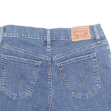 LEVI'S Turn Up Womens Denim Shorts Blue S W28
