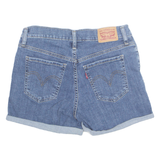 LEVI'S Turn Up Womens Denim Shorts Blue S W28