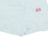 DICKIES Carpenter Denim Womens Workwear Shorts Blue XS W27