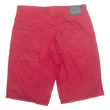 LEVI'S 569 Mens Chino Shorts Red 90s XL W35