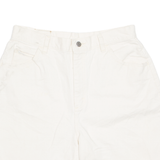 LEE Denim Womens Chino Shorts Cream L W31