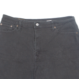 LEVI'S Cut Off 550 Womens Denim Shorts Black L W36