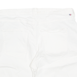 TOMMY HILFIGER Turn Up Womens Denim Shorts White L W34
