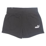 PUMA Womens Sports Shorts Black Relaxed S W28