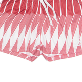 UMBRO Pro Training Mens Sports Shorts Red Relaxed Crazy Pattern M W30