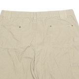 SCHMIDT Carpenter Mens Workwear Shorts Beige 90s L W38