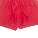 CALVIN KLEIN Mesh Lined Mens Swimming Shorts Red Relaxed M W30