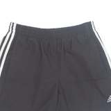 ADIDAS Mesh Lined Mens Swimming Shorts Black Relaxed S W26