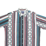 WRANGLER Mens Shirt Black Striped XL