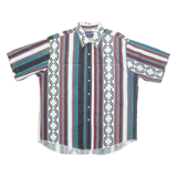 WRANGLER Mens Shirt Black Striped XL