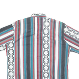 WRANGLER Mens Shirt Black Striped XL