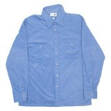 BONDS Mens Plain Shirt Blue Long Sleeve L