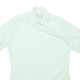 DRESS SHIRT Mens Plain Shirt Green L