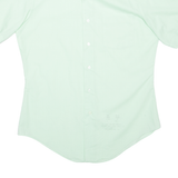DRESS SHIRT Mens Plain Shirt Green L